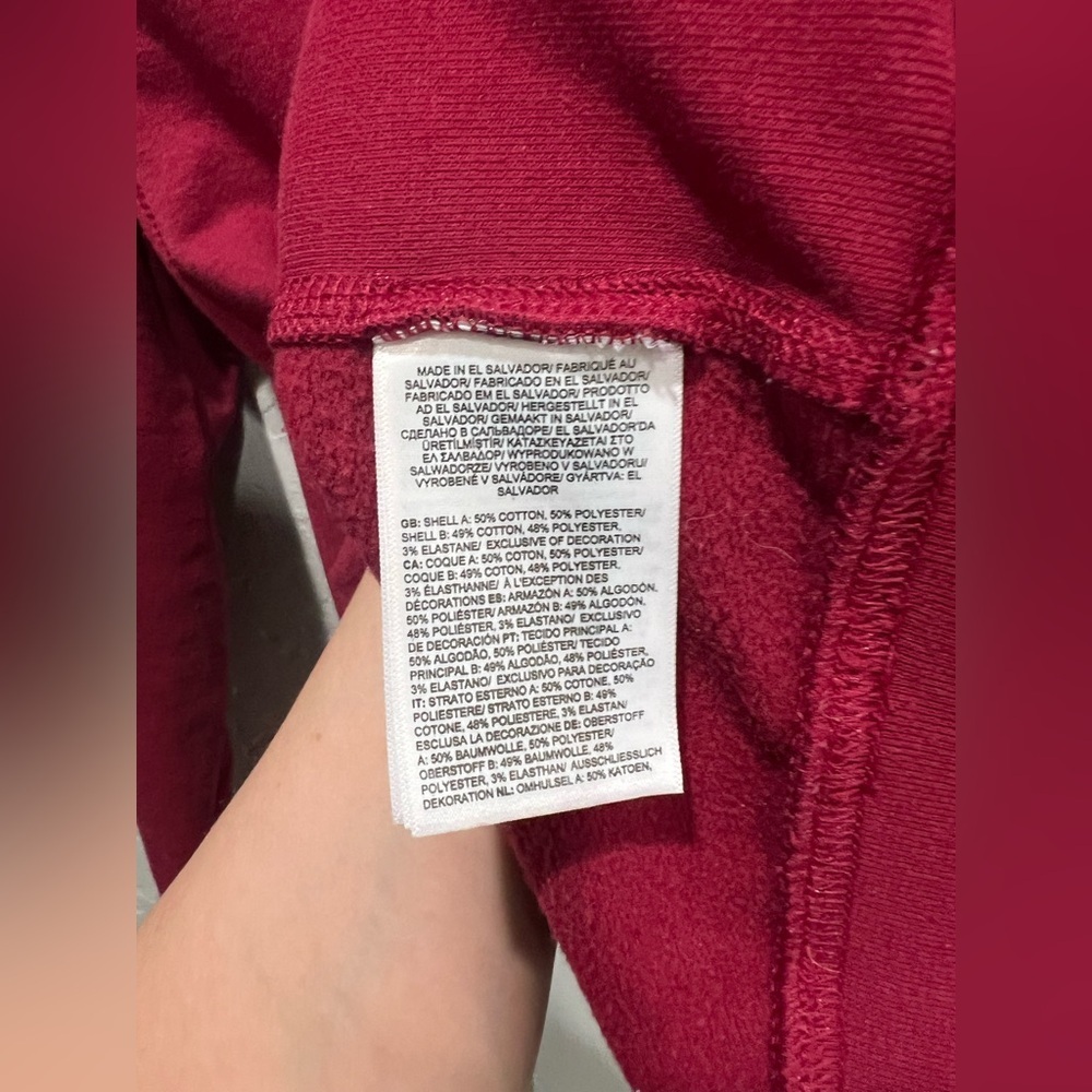The North Face Deep Red Hoodie - Picture 7 of 8